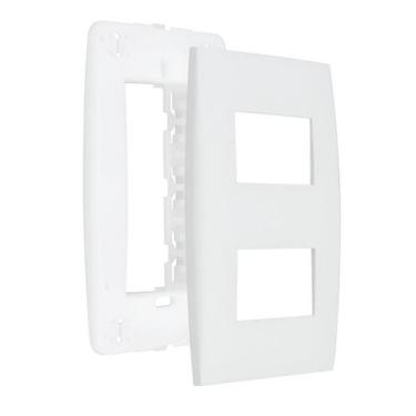 Imagem de Placa 4X2 2 Modulos Distanciados Soprano Siemens Ilus Com Suporte