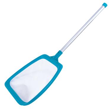 Imagem de U.S. Pool Supply Rede de escumadeira profissional para spa, banheira de hidromassagem, piscina com haste de alumínio de 43 cm – rede de malha ultrafina, limpa os melhores detritos – manutenção inflável de limpeza de piscina para crianças