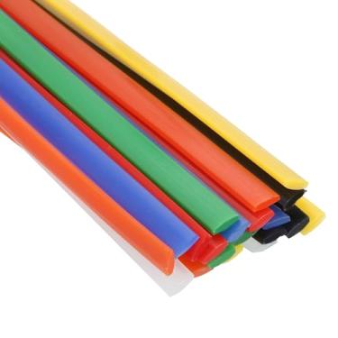 Imagem de YELARXI Hastes de solda de plástico, haste de soldador de HDPE de 9,8 polegadas de alta resistência à prova d'água, adequada para reparar para-choques de plástico, caiaques, para-choques, carros