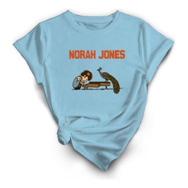 Imagem de Camiseta Frase Estampa Cantora Norah Jones, Referencia Show - Lobo Set