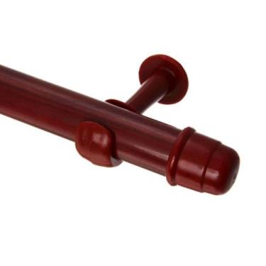 Imagem de Kit Varão Real Simples 19mm 2 metros Mogno - 19111 46 - COUSELO