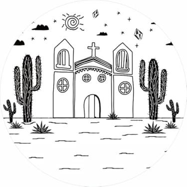 Imagem de Painel Redondo Veste Facil 1,50m Festa Junina (FJN095)