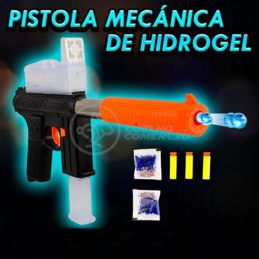 Imagem de Arma Pistola De Pressão N-808 Atira Dardos E Orbeez Nº7