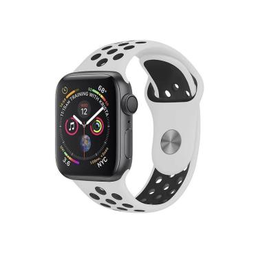 Imagem de Pulseira Para Apple Watch Armor Running 49Mm - Branco E Preto - Gshield