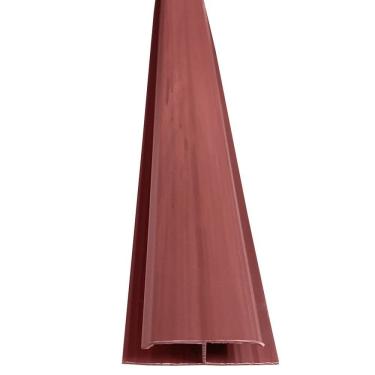 Imagem de Emenda Rígida Pvc Perfil H Cedrinho 3m Cedrinho