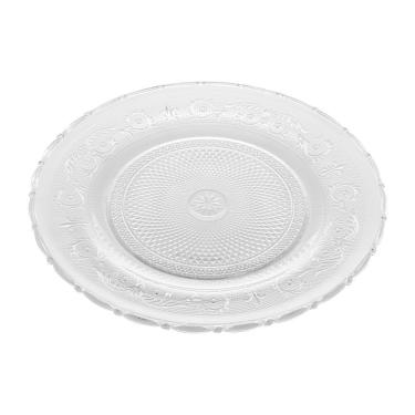 Imagem de Jogo 10 Pratos Sobremesa 18cm Angel Vidro Transparente Lyor