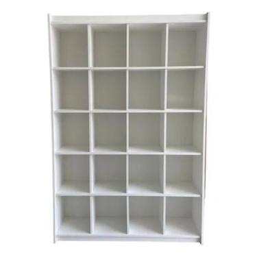Imagem de Estante Colmeia Organizadora Lojas E Comércios 100% Mdf Branco - Supre