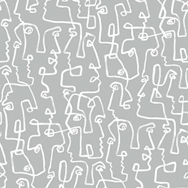 Imagem de Surface Style Papel de parede Gestures Peel and Stick (giz)