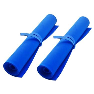 Imagem de QIDIWIN Rolo De Espuma Eva Qidiwin, Alta Densidade 85 Kg/M³, 2 Mm Espessura, 122 Cm X 35,5 Cm, Ideal Para Cosplay, Artesanato E Projetos "Faça Você Mesmo" (Azul, Peças)