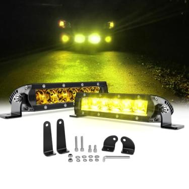 Imagem de Chelhead Barras De Luz Led 7" 30W, 24V, 12V, Para Direção Off-Road, Faróis Neblina Compatíveis Com Caminhões, Tratores, Utv, Quadriciclos E Barcos