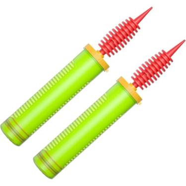 Imagem de Motorenbau Bomba De Ar Portátil Para Balões, Ação Dupla, Pacote Com 2, Portátil, Soprador Manual Almofadas Infláveis, Brinquedos, Presentes, Verde