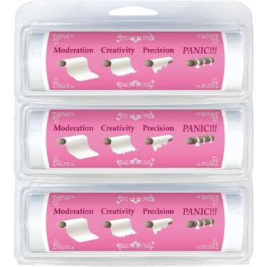 Imagem de Gotta Tinkle! Mini Rolos De Papel Higiênico Premium Tamanho Viagem, Dispensador Plástico Prático, Humor Para Banheiro E Penico (Pacote Com 3) (023 Creativity)