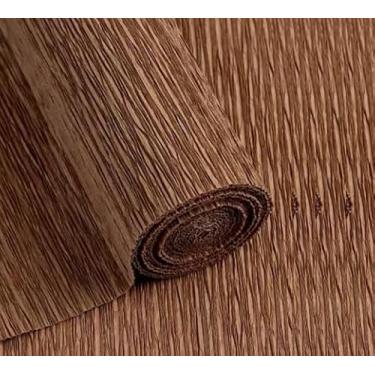 Imagem de LCREATE Rolo De Papel Crepom 2,4 M Comprimento E 43 Cm Largura Para Cerimônias Casamento, Decoração Diversos Festivais Grandes (Café)