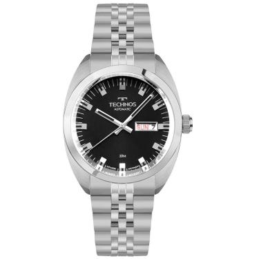 Imagem de Relógio Technos Masculino Automatico Prata - 8205oo-1p 8205oo-1p