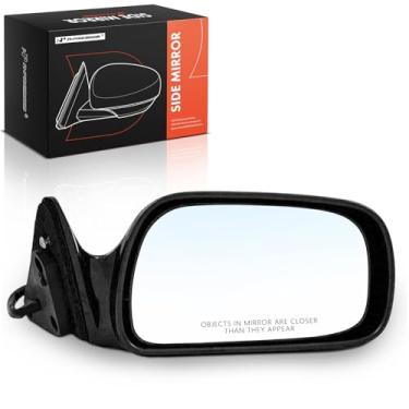 Imagem de A-Premium Espelho retrovisor elétrico do lado do passageiro - compatível com Toyota Solara 1999 2000 2001 2002 2003 - Espelho retrovisor externo externo preto não dobrável aquecido, não dobrável
