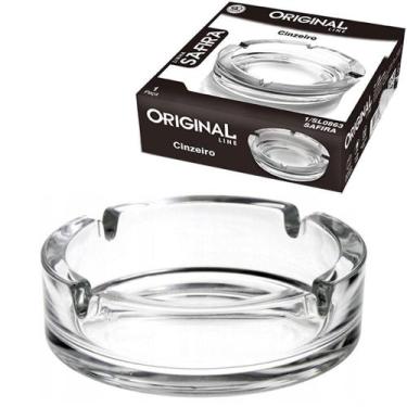 Imagem de Cinzeiro De Vidro Redondo Glass 11Cm De Na Caixa - Original Line