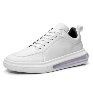 Imagem de Tenis Sapatenis Casual Sintético Air Sapato Bolha - RM, Branco, 41