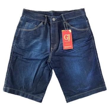 Imagem de Short Jeans Masculino Skinny - Gj Onlaine Store, Azul, 48