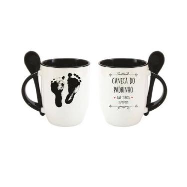 Imagem de Canecas convite para padrinhos - Barbarella Arts.