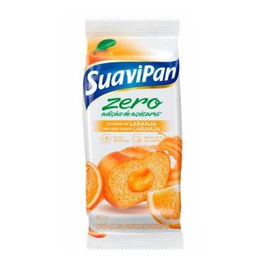 Imagem de Bolinhos SuaviPan Sabor Laranja com Recheio de Laranja Zero Açúcar 40g