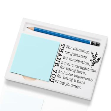 Imagem de Thank You Gifts for Mentor Women Men Office Supplies Sticky Note Holder Decor, Mentor Appreciation Gifts for Women Self-Stick Note Pad Holders W2B40