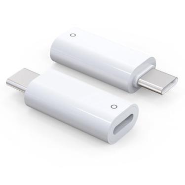 Imagem de TechMatte Adaptador Usb-C Pencil Projetado Para Apple 1ª Geração, Compatível Apenas Com Ipad 10ª/11ª Geração A16 2025, De Carregamento Lightning, Suporte E Conexão (Pacote 2)