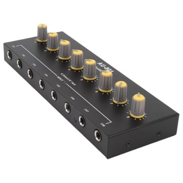 Imagem de SPYMINNPOO 8 Mixer Externo de Entrada, Recurso de Ganho de Controle de Volume Independente Portátil Usb Portátil para Guitarras, Baixo, Teclados