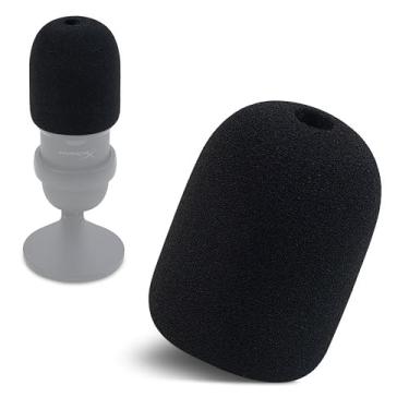 Imagem de Sound Addicted Para-brisas de espuma compatível com HyperX SoloCast – Capa de filtro pop para som mais nítido, redução de ruído e proteção contra poeira
