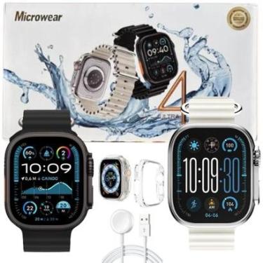 Imagem de Relógio Inteligente Ultra U4 Serie 10 Lançamento Smartwatch Unissex Assistente de Voz-Unissex