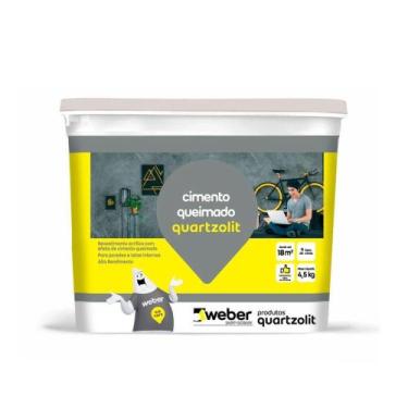 Imagem de Revestimento acrílico semi-brilho cimento queimado cinza escuro 4,5Kg 