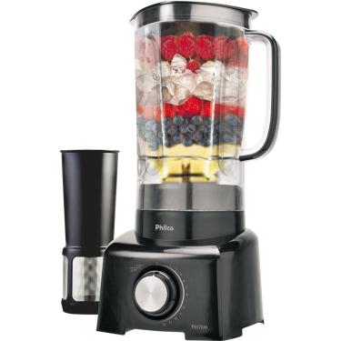 Imagem de Liquidificador com Filtro Philco PH900 900W 2L 12 Velocidades Preto 127V