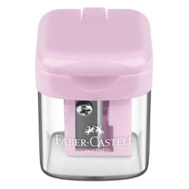 Imagem de Apontador com depósito FABER-CASTELL Minibox, Rosa Pastel
