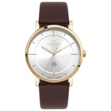 Imagem de Relógio Technos Masculino Slim Dourado - Gl32az/0k