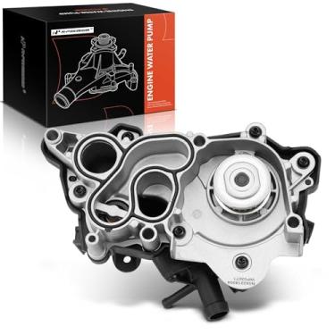 Imagem de A-Premium Bomba D'Água Com Junta Para Motor Compatível Volkswagen Jetta 2015-2021, Golf 2019-2021, Sportwagen 2019 E Audi A3 Sportback E-Tron