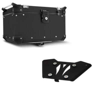 Imagem de Baú Moto Alumínio 48l Super Adventure + Base F 750 Gs Premium 2019 Até