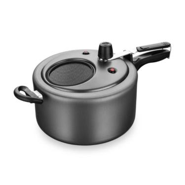 Imagem de Panela Pressão Antiaderente 7 Camadas Vidro 6,0l Grafite 6031