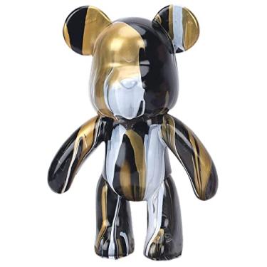 Imagem de Diy Pintura Fluido Urso De Pelúcia Urso Violento Urso Sombrio Kit De Pintura Conjunto Criativo Decorações Para Casa Boneca Artesanal Estatueta Brinquedos Presente Para Aniversário Dia Dos Namorados