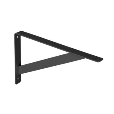 Imagem de PRAT.K Suporte Preto 40 cm – Para Prateleira (Mão Francesa Reforçada Leve), Fixação Segura
