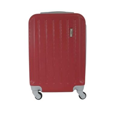 Imagem de Malas de Bordo Pequena para Viagem em Abs Ika Scorpion Cadeado Integrado - Vermelha, P