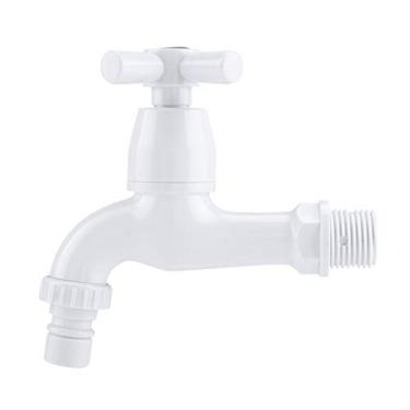 Imagem de Phefop Torneira de Máquina de Lavar, Pia de Plástico ABS TAP de água Com Alça única Tomada de água para Cozinha, Banheiro, Banheira, Jardim, Instalação Fácil (4)