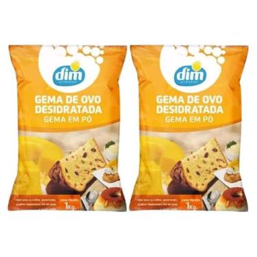 Imagem de 2x Gema De Ovo Pasteurizada Em Pó Dim 1 Kg Full
