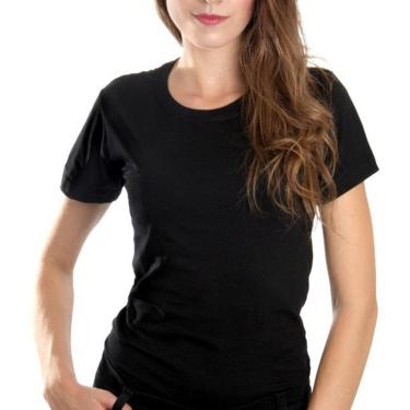 Imagem de Camiseta Feminina Baby Look Algodão Lisa Atacado Blusa-Masculino