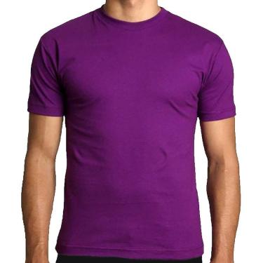 Imagem de Camiseta Masculina Algodão Básica Camisa Atacado 30.1  Lisa-Masculino