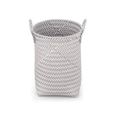 Imagem de Oikos - Cesto Tramado Alto com Alças 40cm de Plástico