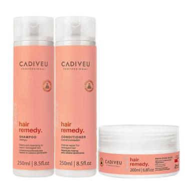 Imagem de Cadiveu Hair Remedy Kit Trio Pequeno