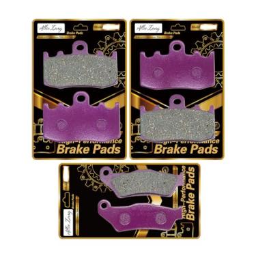 Imagem de ALLIE ZENG Pastilhas de freio de cerâmica de fibra de carbono premium, resistente ao calor, fácil instalação, baixo ruído, compatível com BMW R 1200 GS Adventure 05-12 R 1200 RT K 1300 S Touring Long