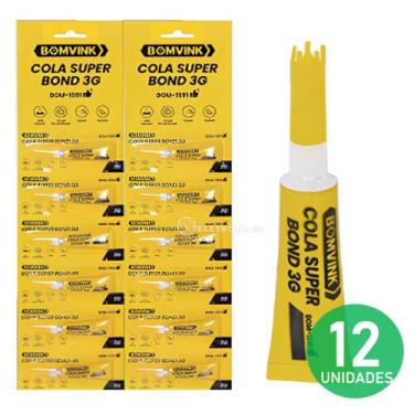 Imagem de Cola Instantânea 3g Ideal para Consertos Rápidos, Precisos e Duradouro