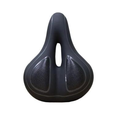 Imagem de Selim Vazado Absolute Comfort Duas Molas, Pretocinza