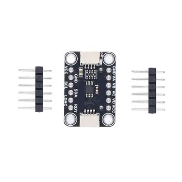 Imagem de MCP4728 Módulo Quad DAC 12 bits Digital to Analog Conversor Placa com Memória EEPROM Saída de tensão flexível para projetos STEM e eletrônicos de bricolage