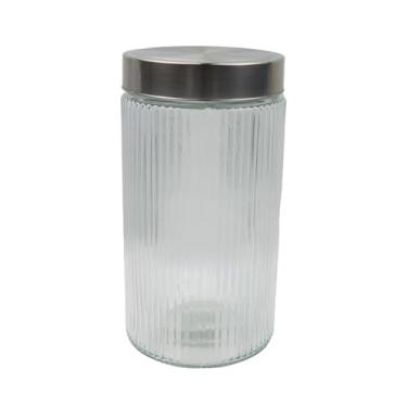 Imagem de Mimo Style Pote de Vidro Sleek com Tampa de Inox 1,8L